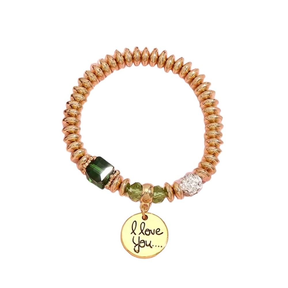 4 Piece Green Stackable Bracelet Set - image 6